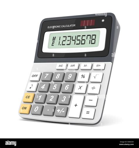 Modern Office Calculator Stock Photo Alamy