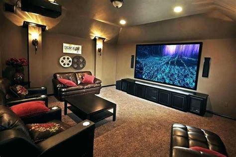 Small Home Theater Layout Small Media Room Ideas Simple Home Theater