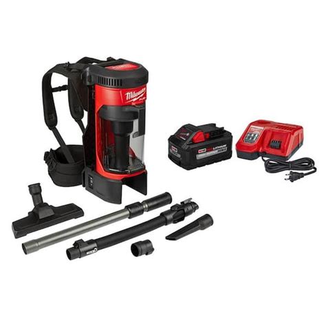 Milwaukee M Fuel Volt Lithium Ion Brushless Gal Cordless In Backpack Vacuum With