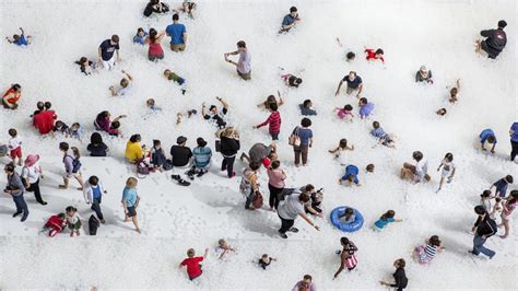 a huge ball pit for grown ups has taken over the national building museum in dc