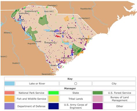 Interactive Map Of South Carolinas National Parks And State Parks