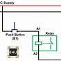 Simple Latching Relay Circuit Diagram