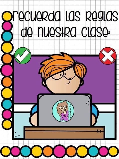 Con este proyecto se pretende dar a conocer el tema e interiorizar los conceptos de forma lúdico recreativa para que los niños y las niñas apliquen este conocimiento y puedan ubicarse en su entorno educativo y social como es el jardín infantil las villas del municipio de silvania. Pin de miren en Normas para Clase Virtual | Decoración ...