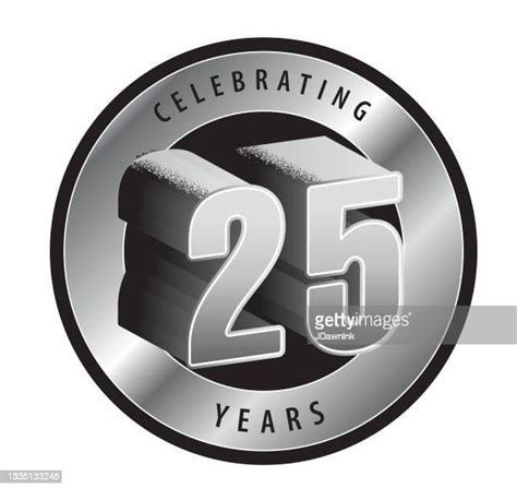 25th Anniversary Logo Design Photos And Premium High Res Pictures