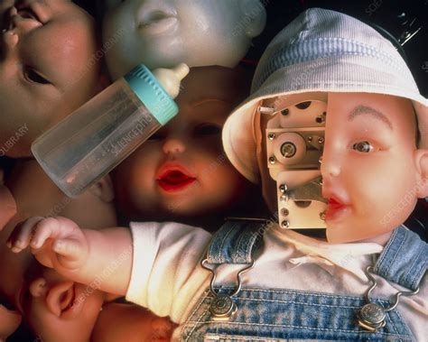 Robot Baby Doll Stock Image T2600095 Science Photo