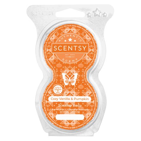 Cozy Vanilla And Pumpkin Scentsy Twin Pod Pack Scentsy Online Store