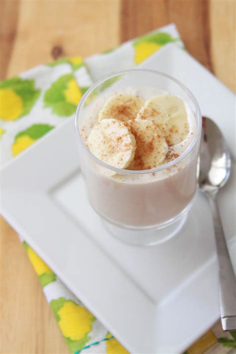 These adorable handheld cups combine. Healthy Banana Pudding - Espresso and CreamEspresso and Cream