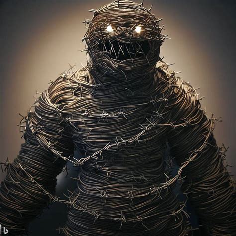 Barbed Wire Monster By 583302 On Deviantart