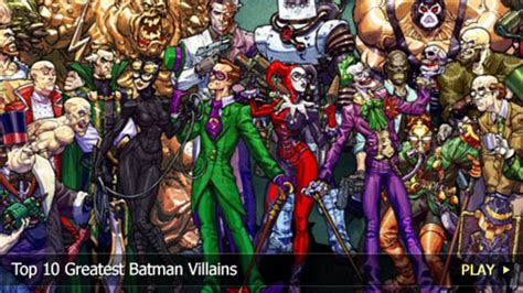 Top 10 Greatest Batman Villains Video Dailymotion