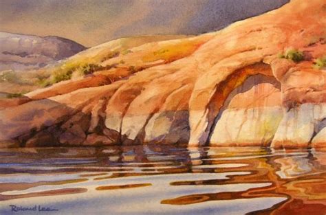 Say something about the world you. How to Paint Water Reflections - Watercolor painting step ...