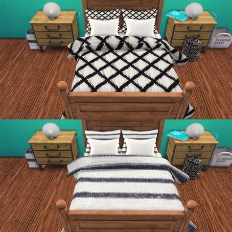 Sims 4 Ccs The Best Blankets And Pillows By Cc For Sims 4