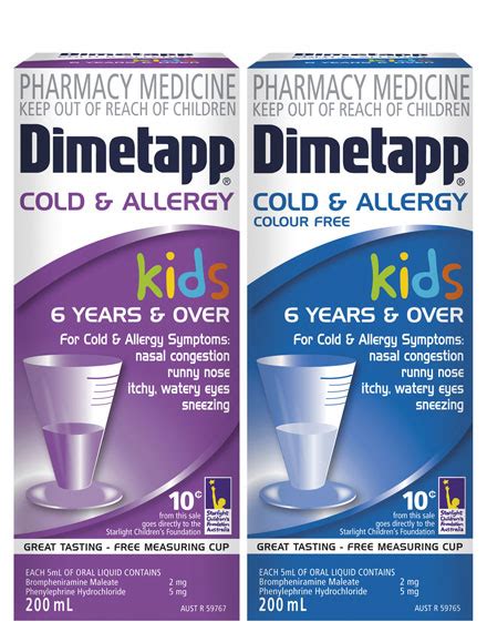 Dimetapp Cold And Allergy And Colour Free Variant 200ml Fairfield Pharmacy