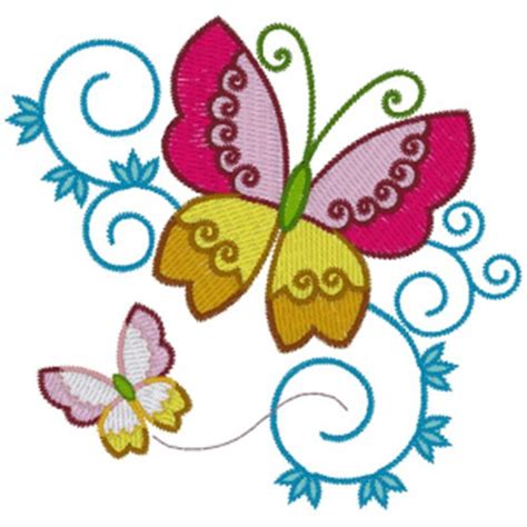 Annthegran Free Embroidery Design Butterflies 340 Inches H X 350