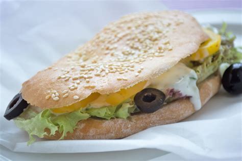 Gefülltes Fladenbrot