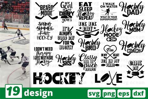 19 Hockey Quotes Cricut Svg So Fontsy