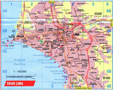 Free Printable Maps Map Of Lima Peru Peru Map Printable Maps Lima Peru