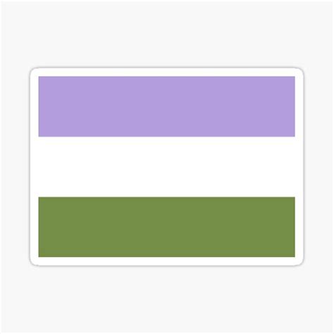 Gender Queer Pride Flag Sticker For Sale By TheColorfulQ Redbubble