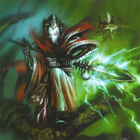 Eldar Warlock Eldar 40k Warhammer Eldar Dark Eldar Warhammer 40k