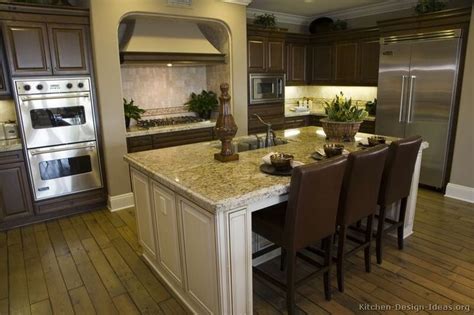 Check spelling or type a new query. Traditional Two-Tone Kitchen Cabinets, Dark cabinets with ...