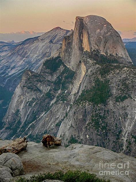 Half Dome At Sunset In Glacier Point Yosemite National Park Photograph