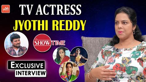 Tv Serial Actress Jyothi Reddy Exclusive Interview Its Show Time