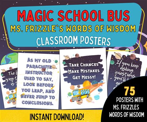 Magic School Bus Posters Classroom Posters Download Prints Etsy Uk