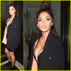 Nicole Scherzinger Rocks Revealing Dress For Night Out In London