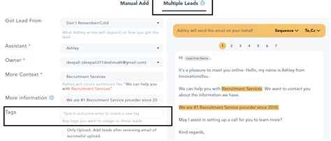 How To Filter Out Leads Having Certain Tags 7targets Ai Sales Assistant