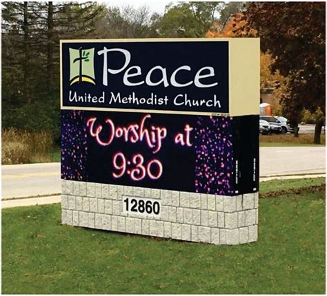 Congratulations Peace United Methodist Church On Your New Full Color