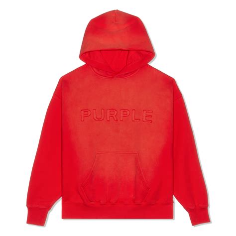 Purple Brand Hwt Fleece Po Hoody Red Cncpts