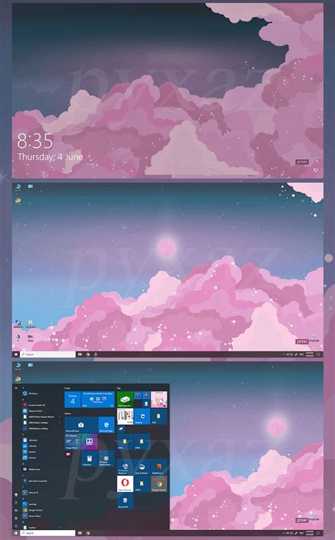 Pink Clouds Windows Desktop Theme Pack - Ko-fi ️ Where creators get ...