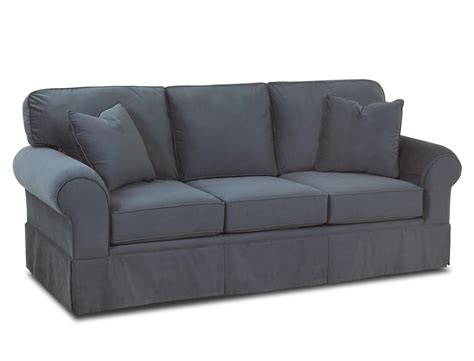 Casual Skirted Sofa By Klaussner Wolf And Gardiner Wolf Furniture