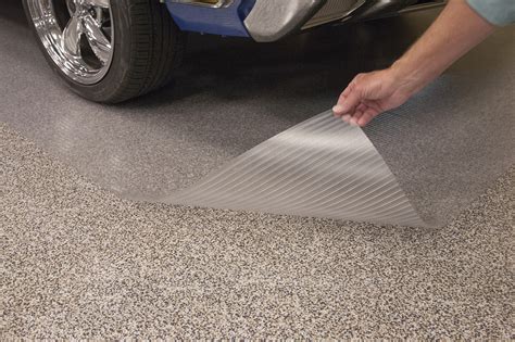 G Floor Clear Floor Cover And Protector 55 Mil Ribbed 10 X 24