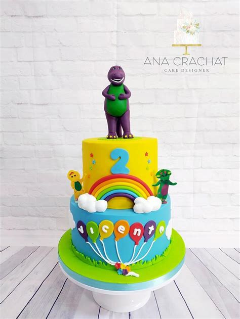 Barney And Friends Cake Decorated Cake By Ana Crachat Cakesdecor