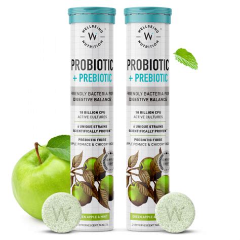 Wellbeing Nutrition Daily Probiotic Prebiotic For Digestion And Gut