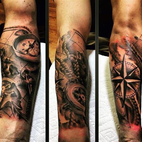 80 Nautical Star Tattoo Designs For Men Manly Ink Ideas