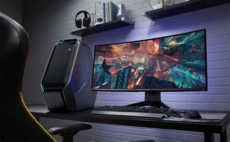 Ultimate Gaming Experience Dell Alienware Curved Gaming Monitor