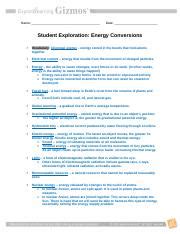 Student exploration natural selection gizmo answer key pdf is a story with regards to a professional. 34 Energy Conversion Worksheet Answers - Worksheet Project ...