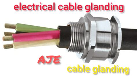 Electrical Cable Glanding Youtube