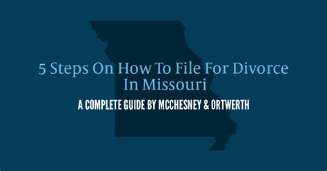 5 Steps On How To File For Divorce In Missouri Gateway Divorce Law
