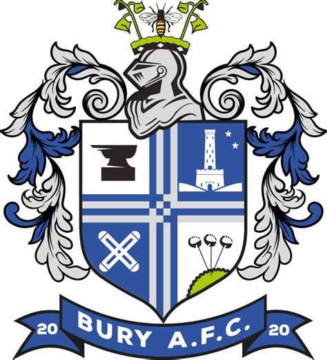 new crest for bury afc bury afc