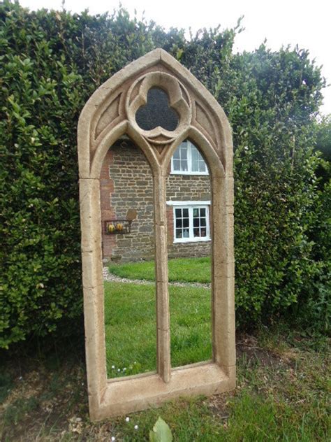 Large Double Light Gothic Garden Arch Mirror Etsy