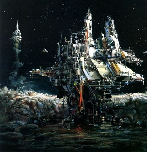 Science Fiction World John Berkey 70s Sci Fi Art Space Art