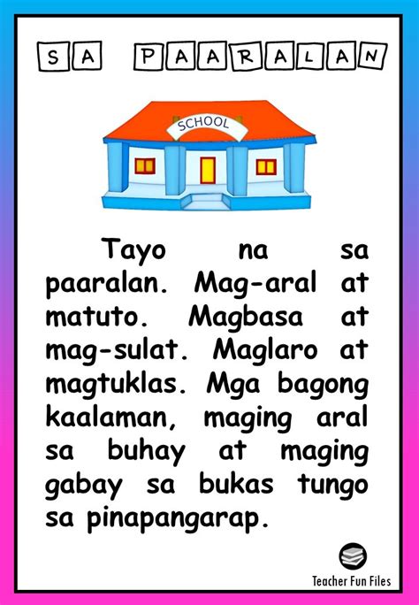 Tagalog Reading Comprehension Assessment