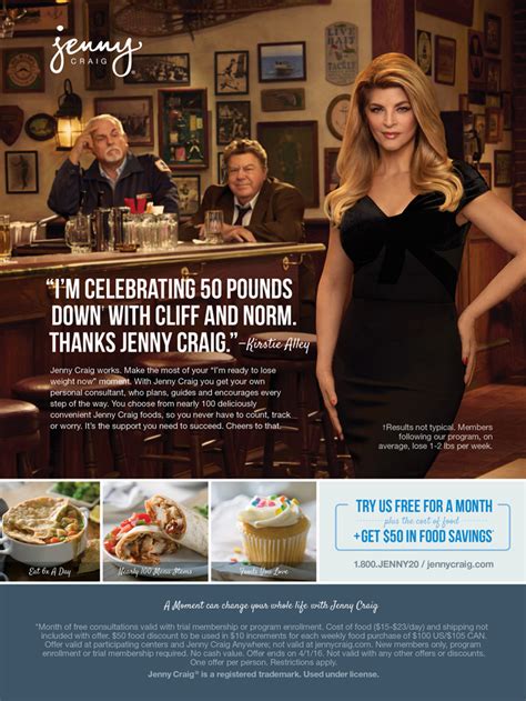 Jenny Craig And Lrxd Reunite Kirstie Alley With Cliff And Norm On The Cheers Set In New
