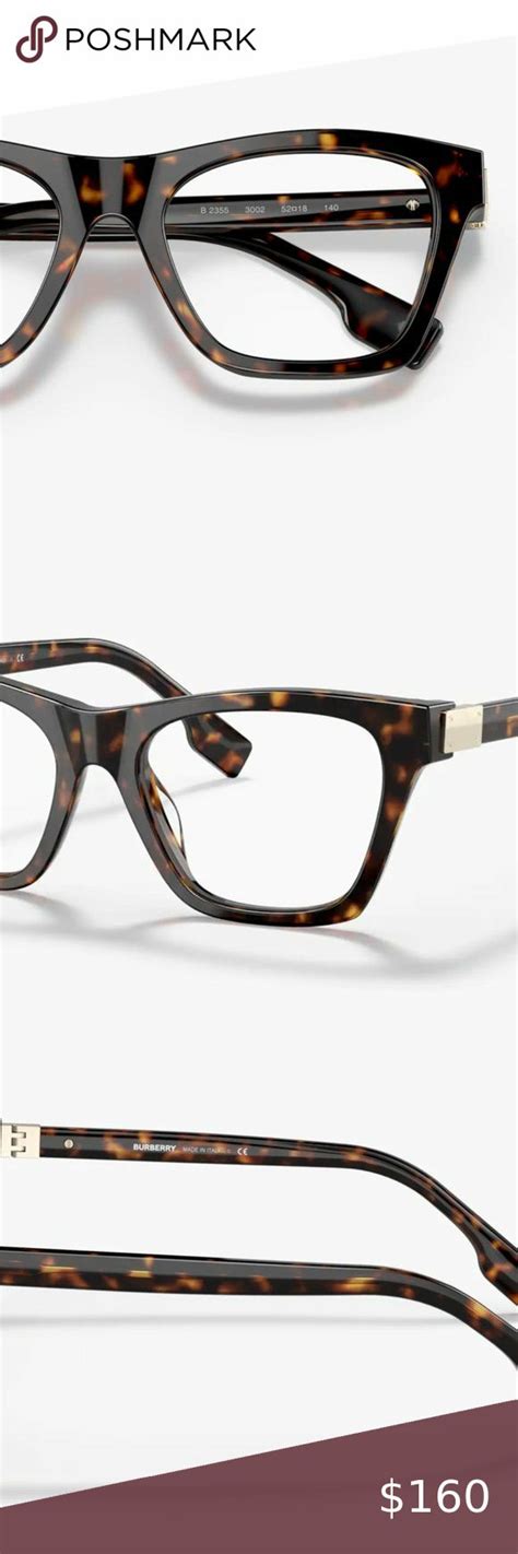 Burberry Be2355 Eyeglasses 2355 Arlo Eye Glasses 3002 Woman Optical 50mm Havana In 2023 Women