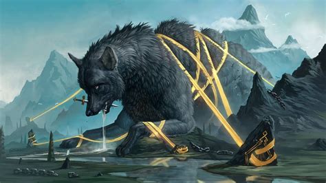 Fenrir The Giant Wolf Of Norse Mythology Youtube