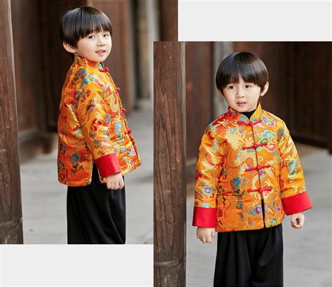 Traditional Chinese Festival Tang Padded Clothing For Boys