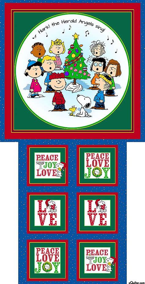 Peace Love Joy Holiday Frames Blue 24 44 Panel Peace And