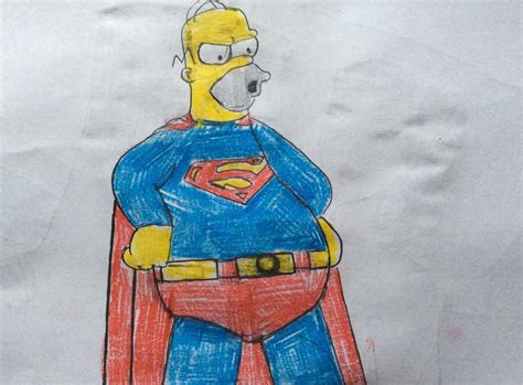 Homer Simpson As Superman By Tb86 On Deviantart